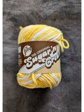 Lily Sugar 'N Cream 100% Cotton Worsted Weight Yarn 2oz, 95yrds - Daisy Ombre